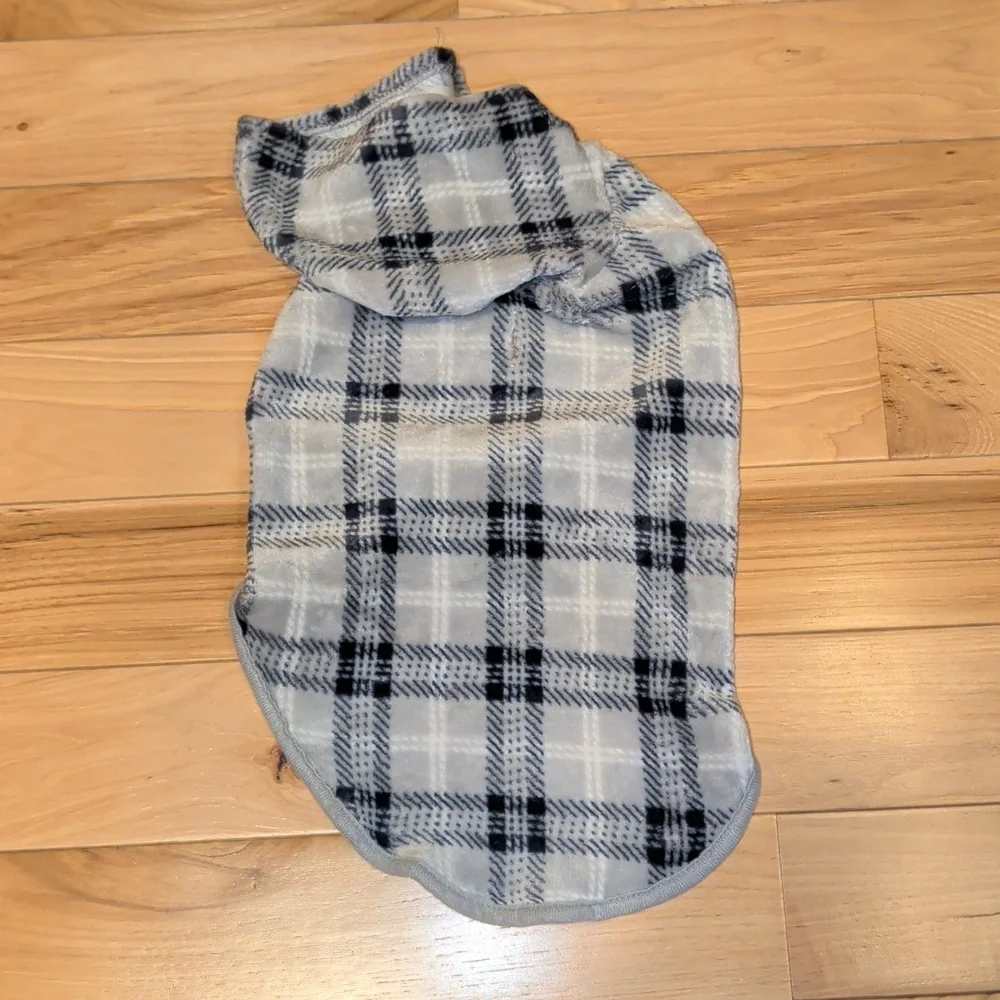 Dog Navy Puffer Jacket with Hood And Fleece Outfit